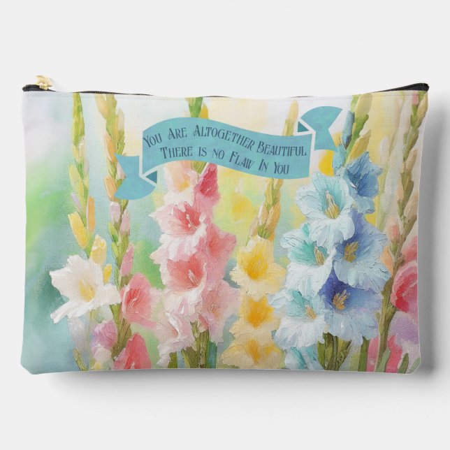 Blume Gartenmalerei, Bibelangebot, Reisen Zubehörtasche (Vorderseite)