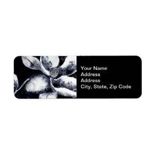 Blume geben Adresse Etikett Apple Blossom.
