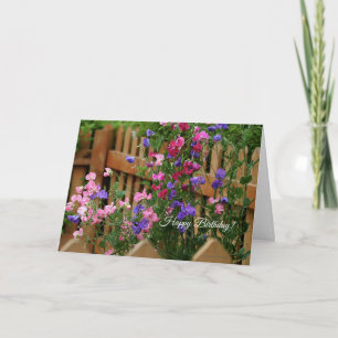 Blume Geburtskarte Karte