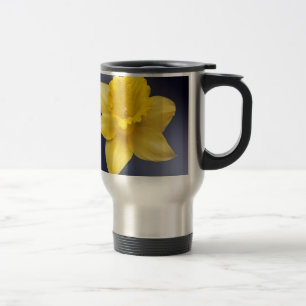 Blume Gelbe Narzisse Aquarellfarbe Reisebecher