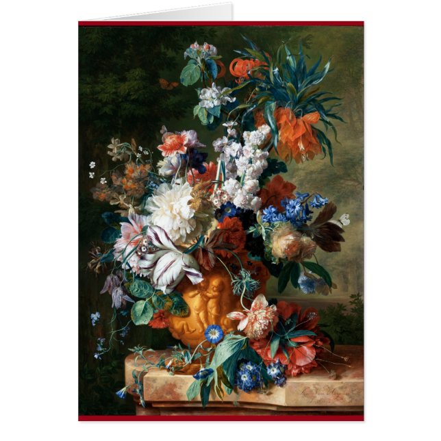 Blume Gemälde des niederländischen Meisters Jan va (Vorne)