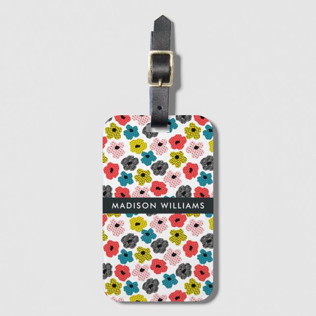 Blume Gepäckanhänger (Vorderseite Vertikal)