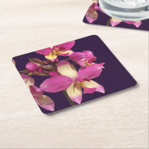 BLUME GESCHENK FÜR MAMA VATER GRANDMOTHER, DAUGHTE RECHTECKIGER PAPPUNTERSETZER