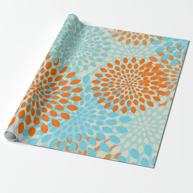 Blume Geschenkpapier (Ungerollt)