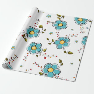 Blume Geschenkpapier