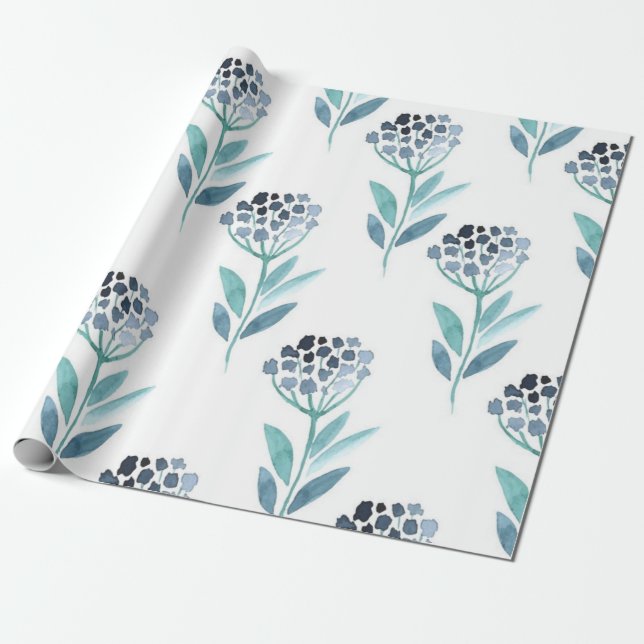 Blume Geschenkpapier (Ungerollt)