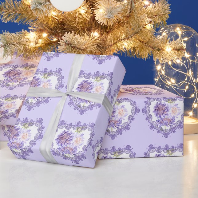 Blume Geschenkpapier (Feiertage)