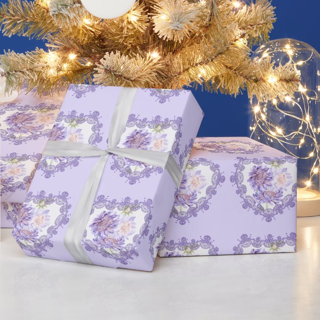 Blume Geschenkpapier (Feiertage)