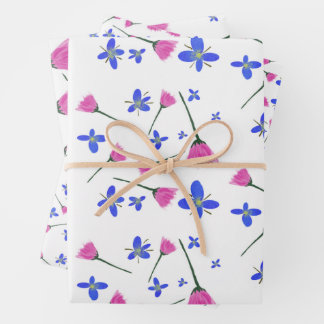 Blume Geschenkpapier Set