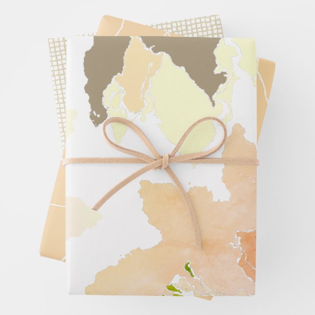 Blume Geschenkpapier Set (Beispiel)