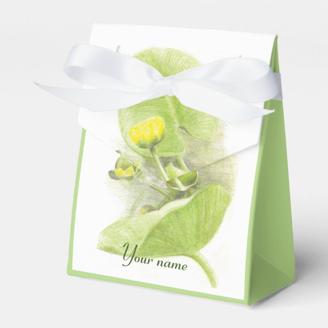 Blume Geschenkschachtel (Vorderseite)