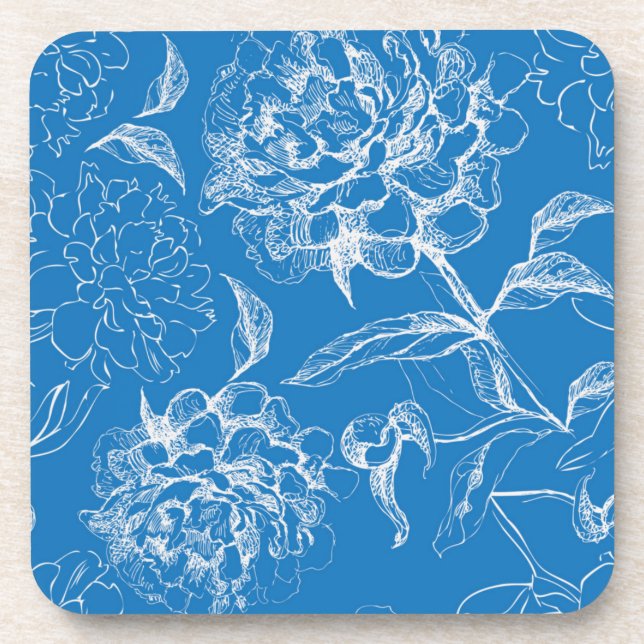 Blume Getränkeuntersetzer (Vorderseite)