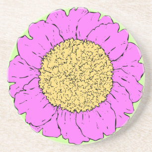 Blume Getränkeuntersetzer