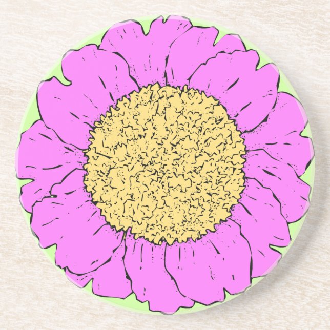 Blume Getränkeuntersetzer (Vorne)