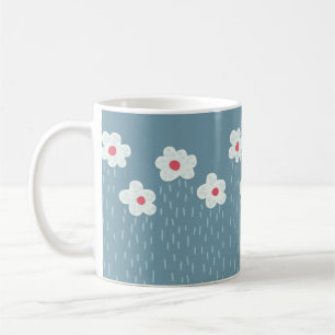 Blume gewinnen Springtime Blue Gloomy Spaß Kaffeetasse