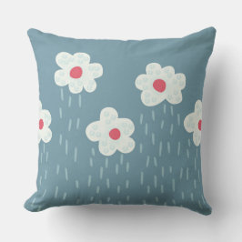 Blume gewinnen Springtime Blue Gloomy Spaß Kissen
