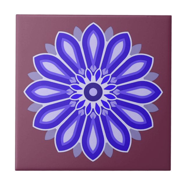 BLUME GIFT FÜR MAMA SCHWESTER-FREUNDLEHRER FLIESE (Vorderseite)