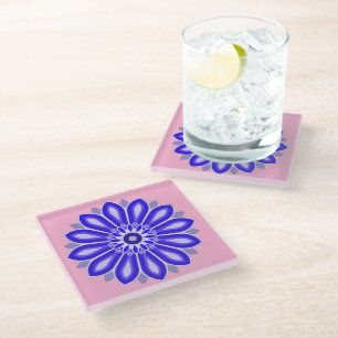 BLUME GIFT FÜR MAMA SCHWESTER-FREUNDLEHRER GLASUNTERSETZER