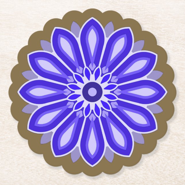 BLUME GIFT FÜR MAMA SCHWESTER-FREUNDLEHRER UNTERSETZER (Vorderseite)