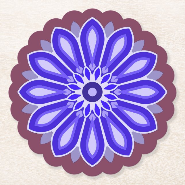 BLUME GIFT FÜR MAMA SCHWESTER-FREUNDLEHRER UNTERSETZER (Vorderseite)