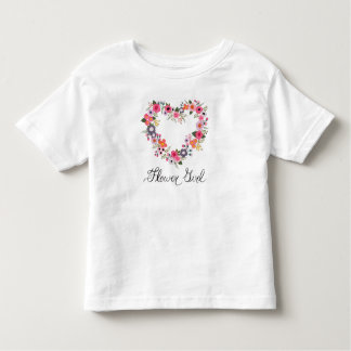 Blume Girl Blushing Herz T - Shirt