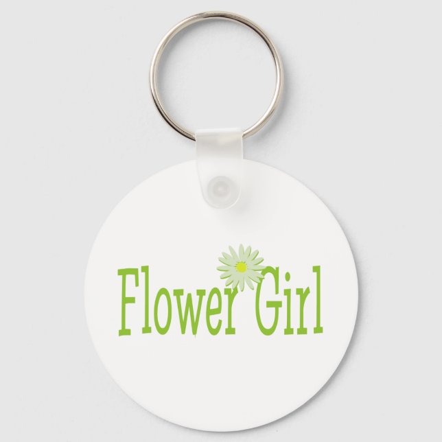 Blume Girl/ Daisy theme Schlüsselanhänger (Vorderseite)
