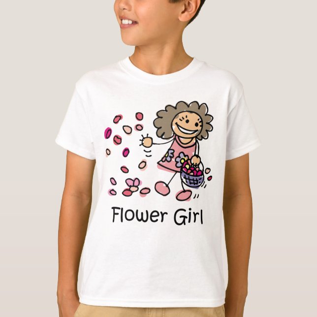 Blume Girl T - Shirt (Vorderseite)