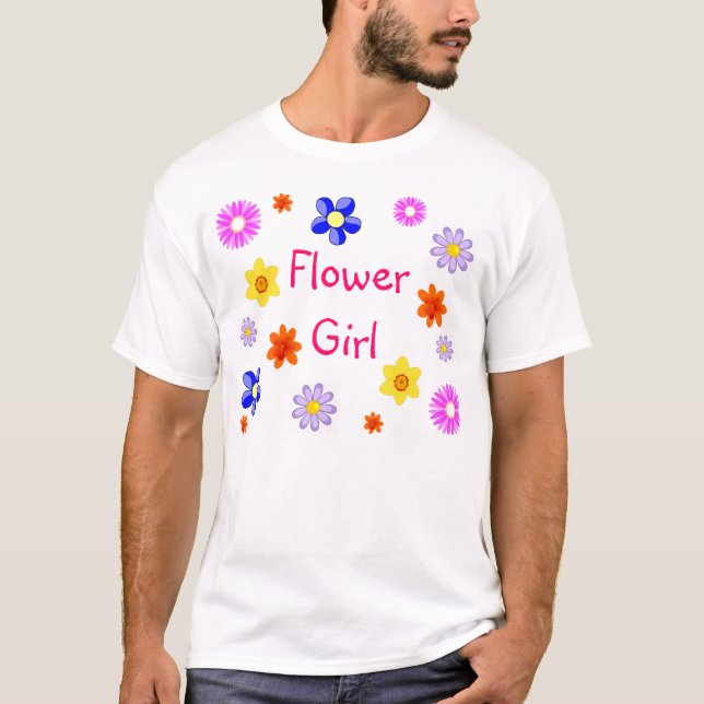 Blume Girl T - Shirt (Vorderseite)