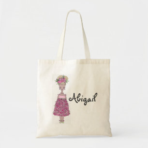 Blume Girl Tote Beutel - Personalize (Abigail) Tragetasche