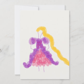 Blume Girls Princess Collection Rapunzel Card Einladung