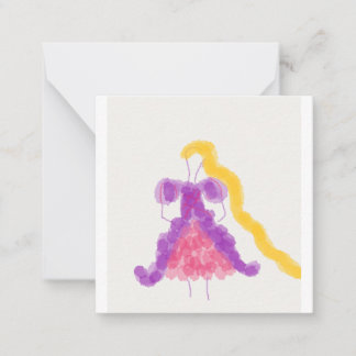 Blume Girls Rapunzel Mitteilungskarte