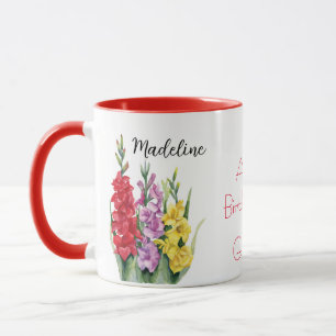Blume Gladiolus August Blume Tasse