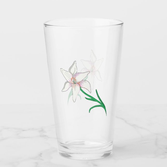 Blume Glas (Vorderseite)