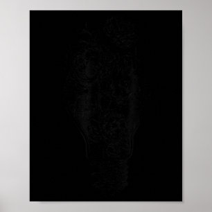 Blume Glühbirne Power Tree Ruhe für Hippies Poster