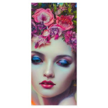 Blume Goddess Lesezeichen