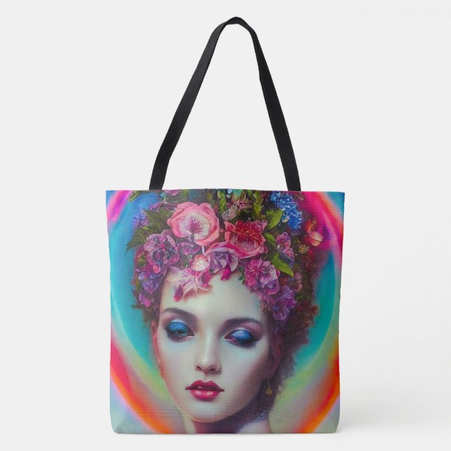 Blume Goddess Tasche (Vorderseite)
