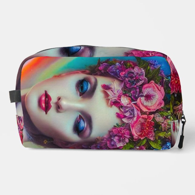 Blume Goddess Waschbeutel (Vorderseite)