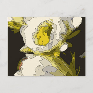 Blume Golden Lily Pond Postkarte