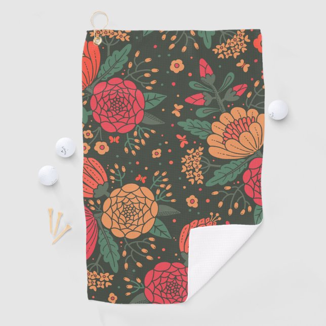 Blume Golfhandtuch (Insitu)