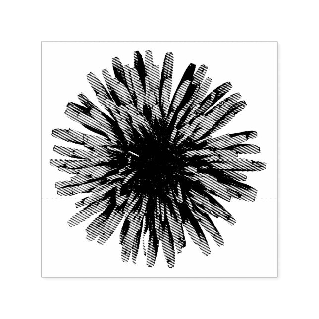 Blume Grafische Dekoration Permastempel (Design)