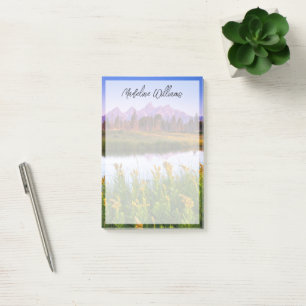 Blume Grand Teton National Park, Wyoming Post-it Klebezettel