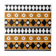 Blume Grenzstreifen Diamond-Boho Blumenmuster