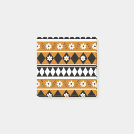 Blume Grenzstreifen Diamond-Boho Blumenmuster Post-it Klebezettel