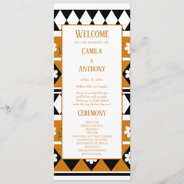 Blume Grenzstreifen Diamond-Boho Blumenmuster Programm (Vorderseite)