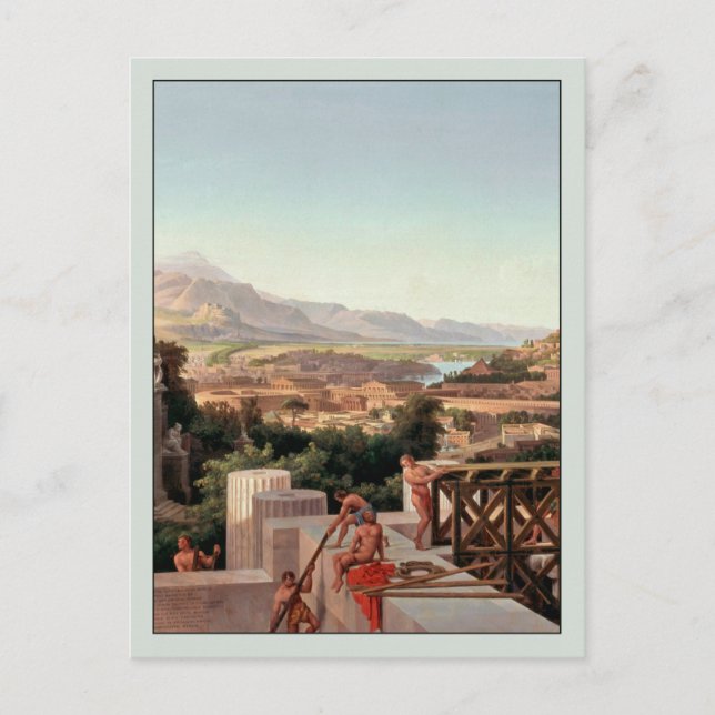 Blume Griechenlands durch August Ahlborn Postkarte (Vorderseite)