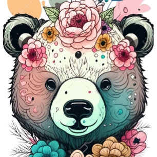Blume Große Größe T-Shirt