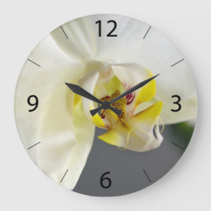 Blume Große Wanduhr