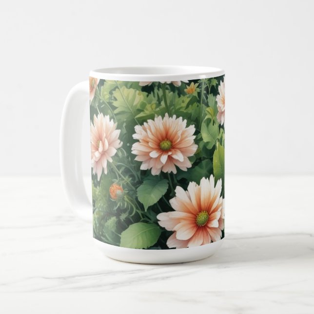 Blume Grüne Weinroute Mendrisiotto Kaffeetasse (Vorderseite Links)