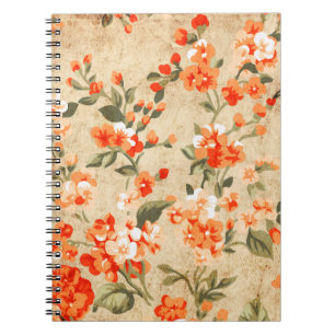 Blume Grunge Art Notizblock