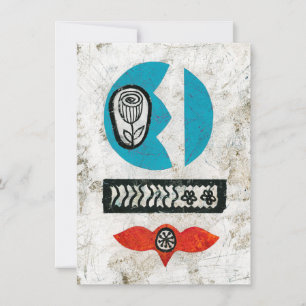 Blume-Grußkarte Karte